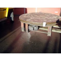 Table mobile, motorisée tournante, Ø ± 1500 mm, ± 10t